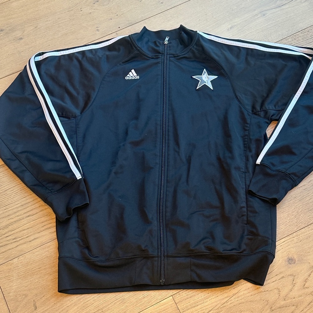 Adidas Black Jacket with Star Emblem